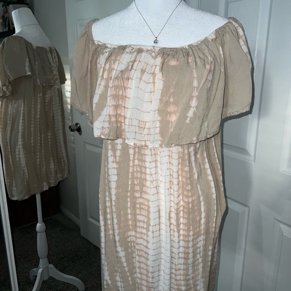 Raviya Off Shoulder Beach Cover Sun Dress M - Picture 3 of 6